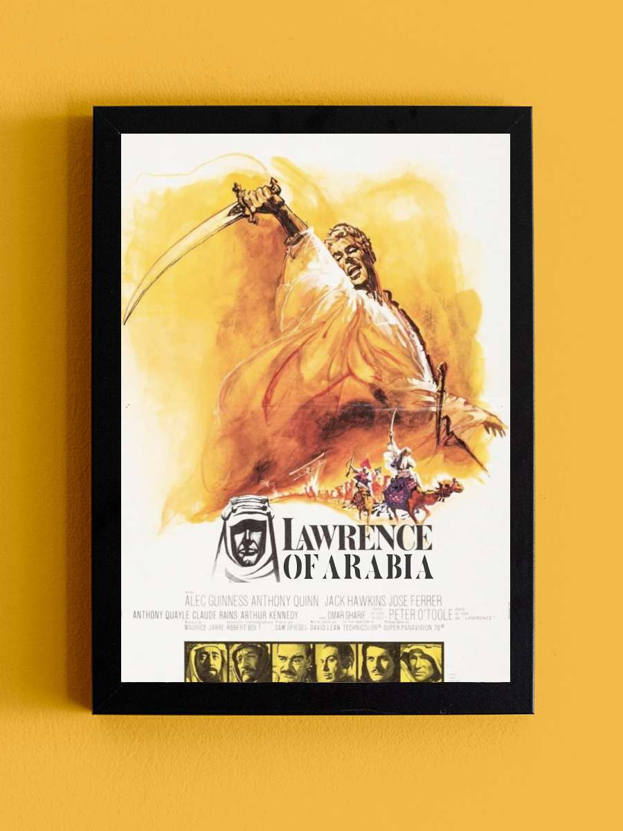 Arabistanlı Lawrence - Lawrence of Arabia Film Tablo Siyah Çerçeveli Film Poster Afiş Tablo