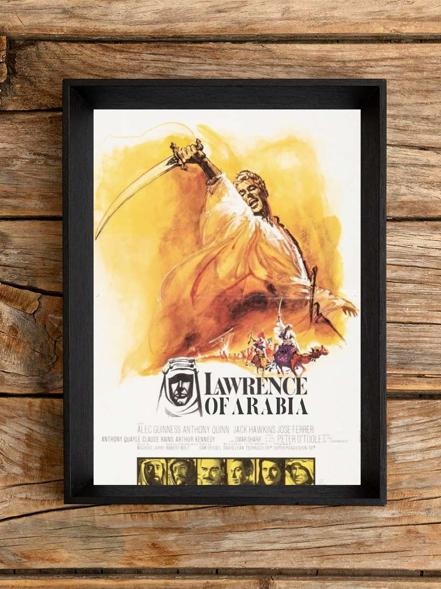 Arabistanlı Lawrence - Lawrence of Arabia Film Tablo Siyah Çerçeveli Film Poster Afiş Tablo