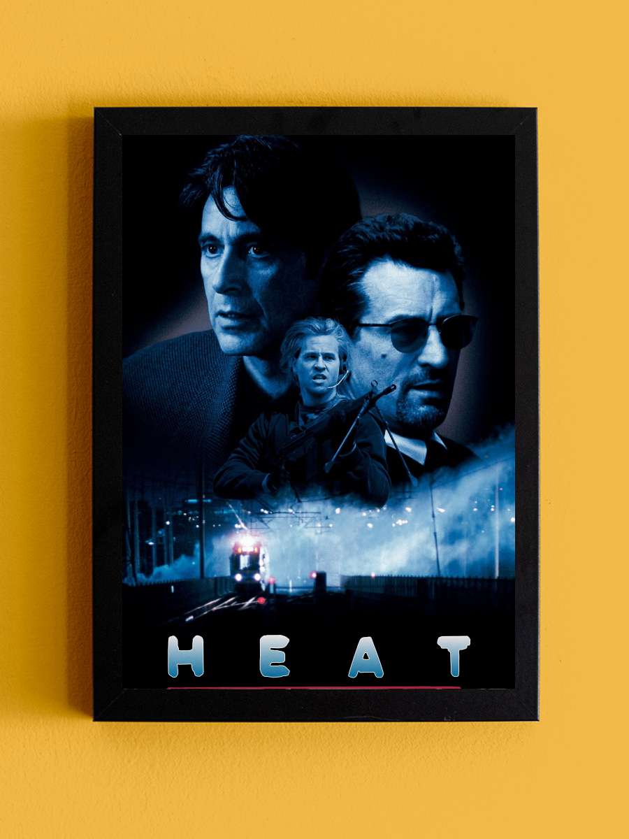 Büyük Hesaplaşma - Heat Film Tablo Siyah Çerçeveli Film Poster Afiş Tablo