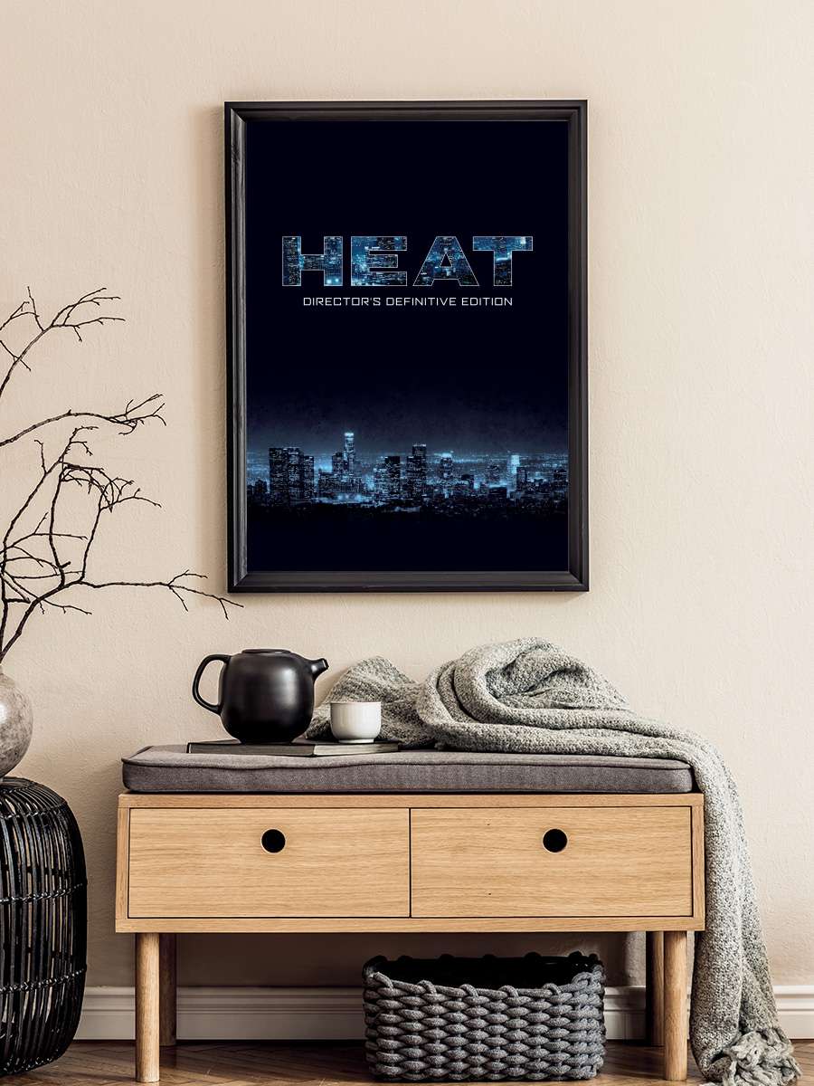 Büyük Hesaplaşma - Heat Film Tablo Siyah Çerçeveli Film Poster Afiş Tablo