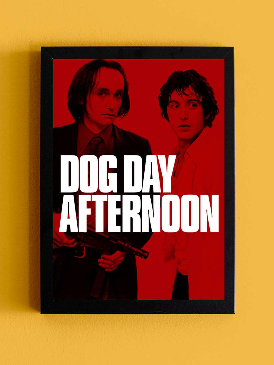 Köpeklerin Günü - Dog Day Afternoon Film Tablo Siyah Çerçeveli Film Poster Afiş Tablo