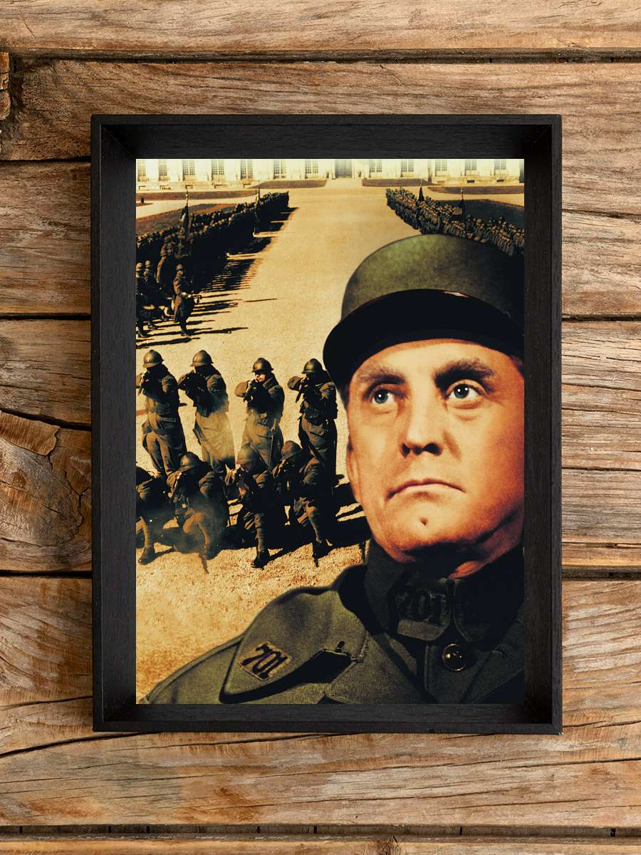 Zafer Yolları - Paths of Glory Film Tablo Siyah Çerçeveli Film Poster Afiş Tablo