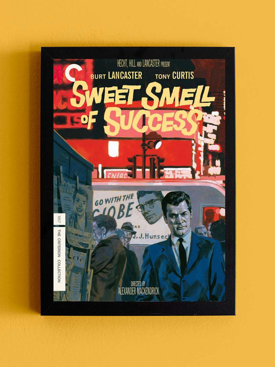 Başarının Tatlı Kokusu - Sweet Smell of Success Film Tablo Siyah Çerçeveli Film Poster Afiş Tablo