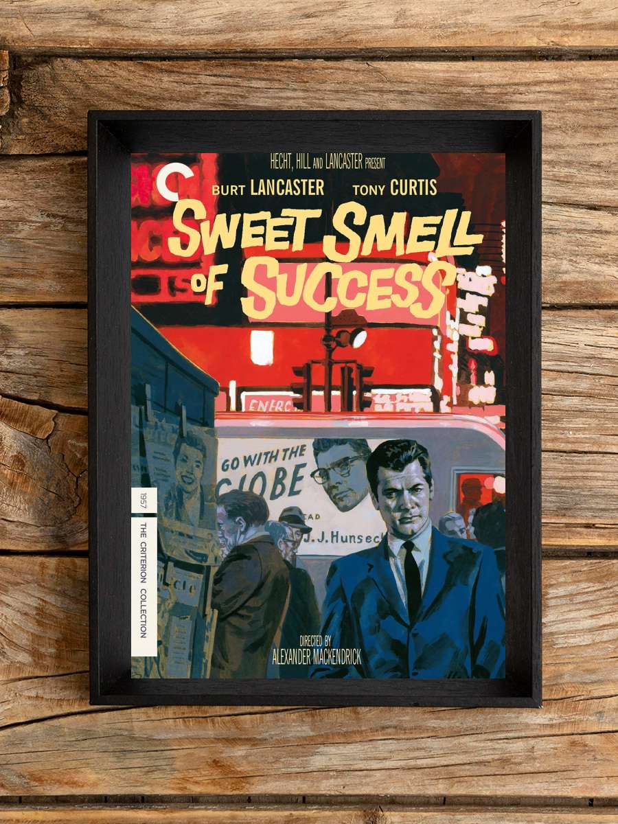 Başarının Tatlı Kokusu - Sweet Smell of Success Film Tablo Siyah Çerçeveli Film Poster Afiş Tablo