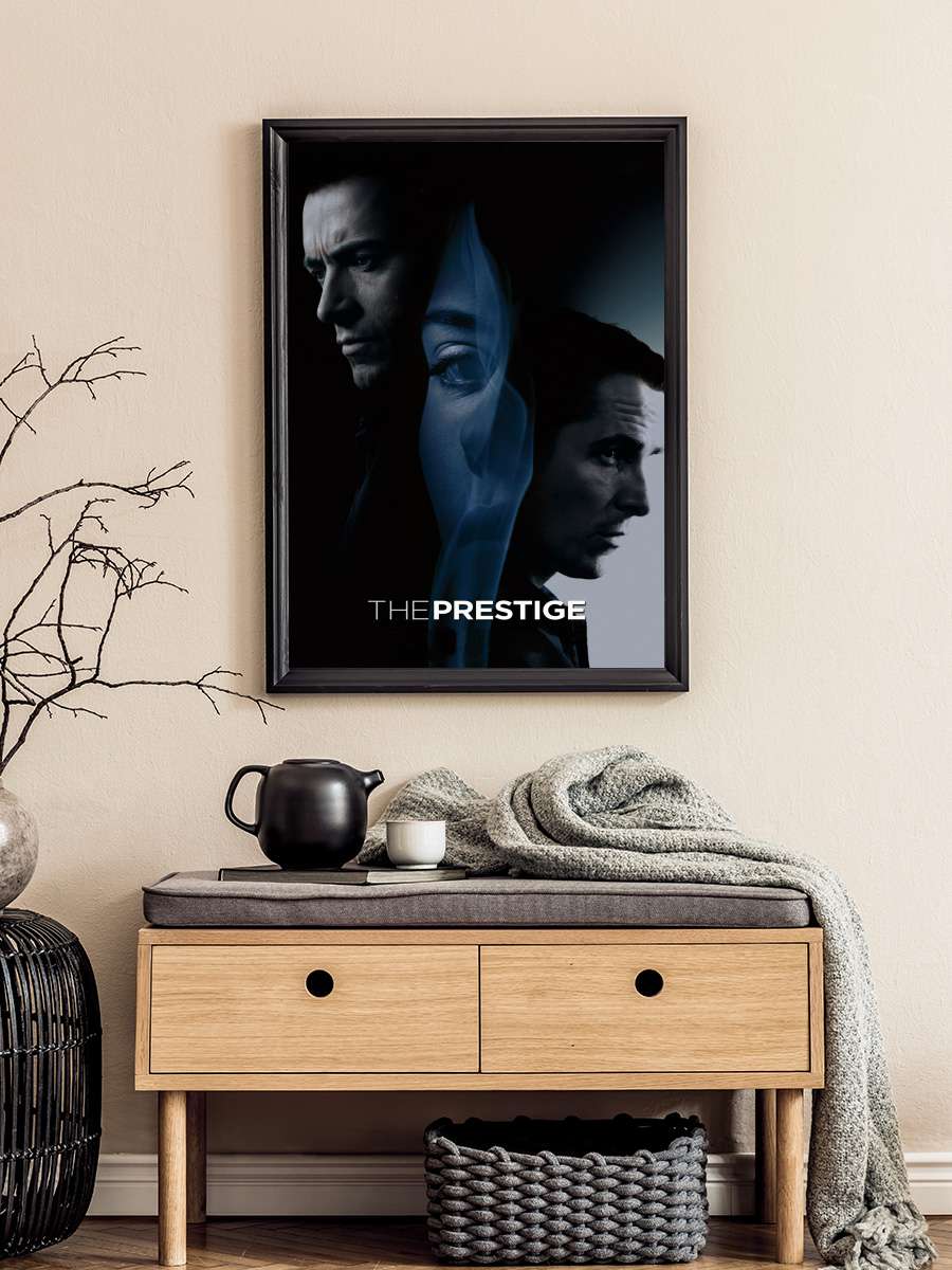 Prestij - The Prestige Film Tablo Siyah Çerçeveli Film Poster Afiş Tablo