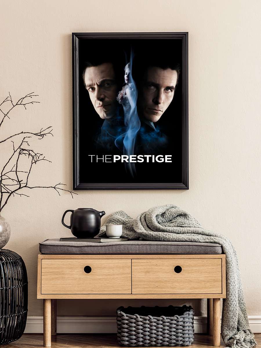 Prestij - The Prestige Film Tablo Siyah Çerçeveli Film Poster Afiş Tablo