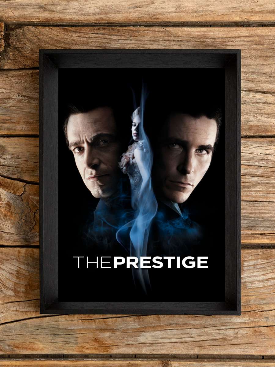 Prestij - The Prestige Film Tablo Siyah Çerçeveli Film Poster Afiş Tablo