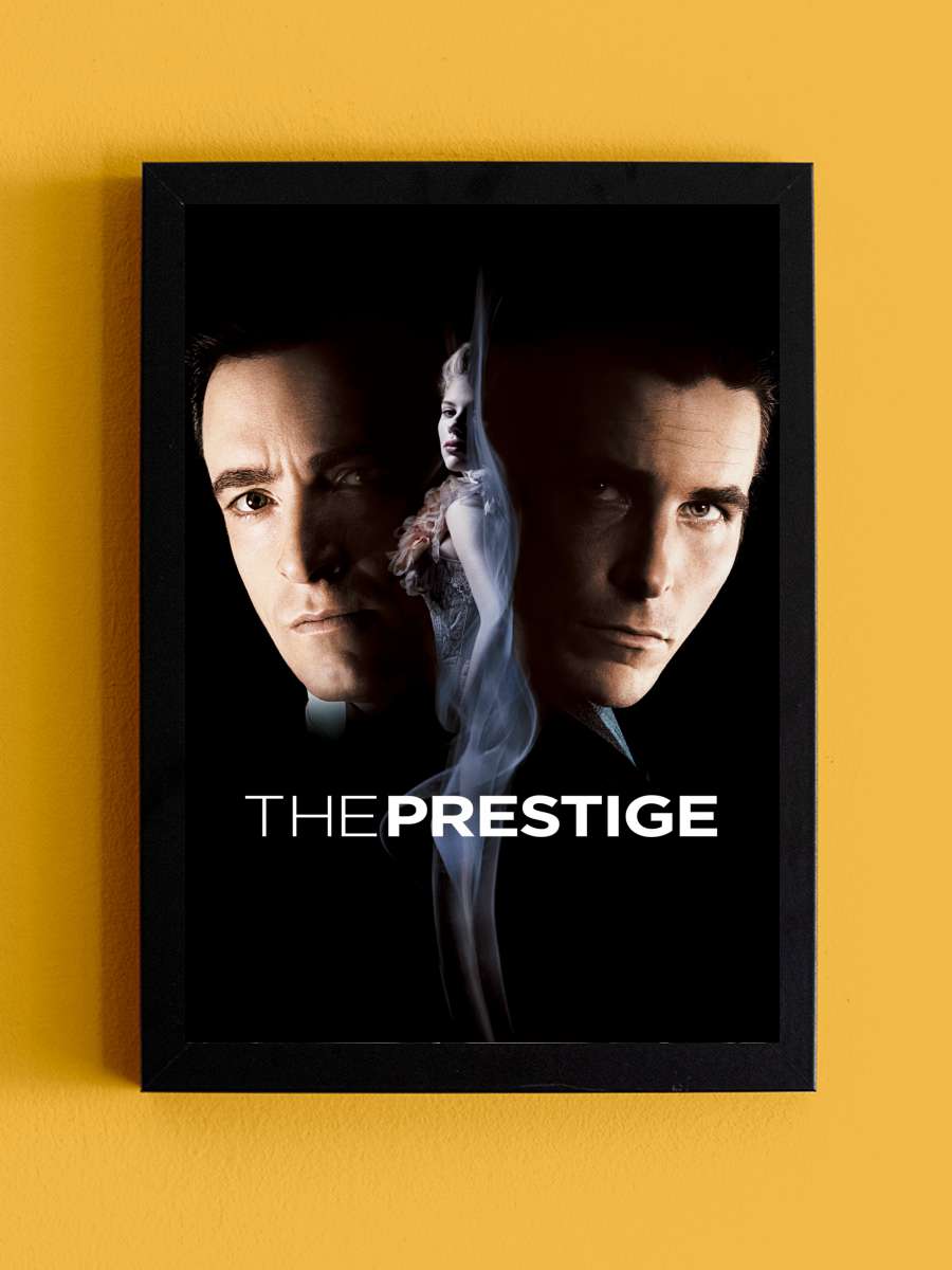 Prestij - The Prestige Film Tablo Siyah Çerçeveli Film Poster Afiş Tablo