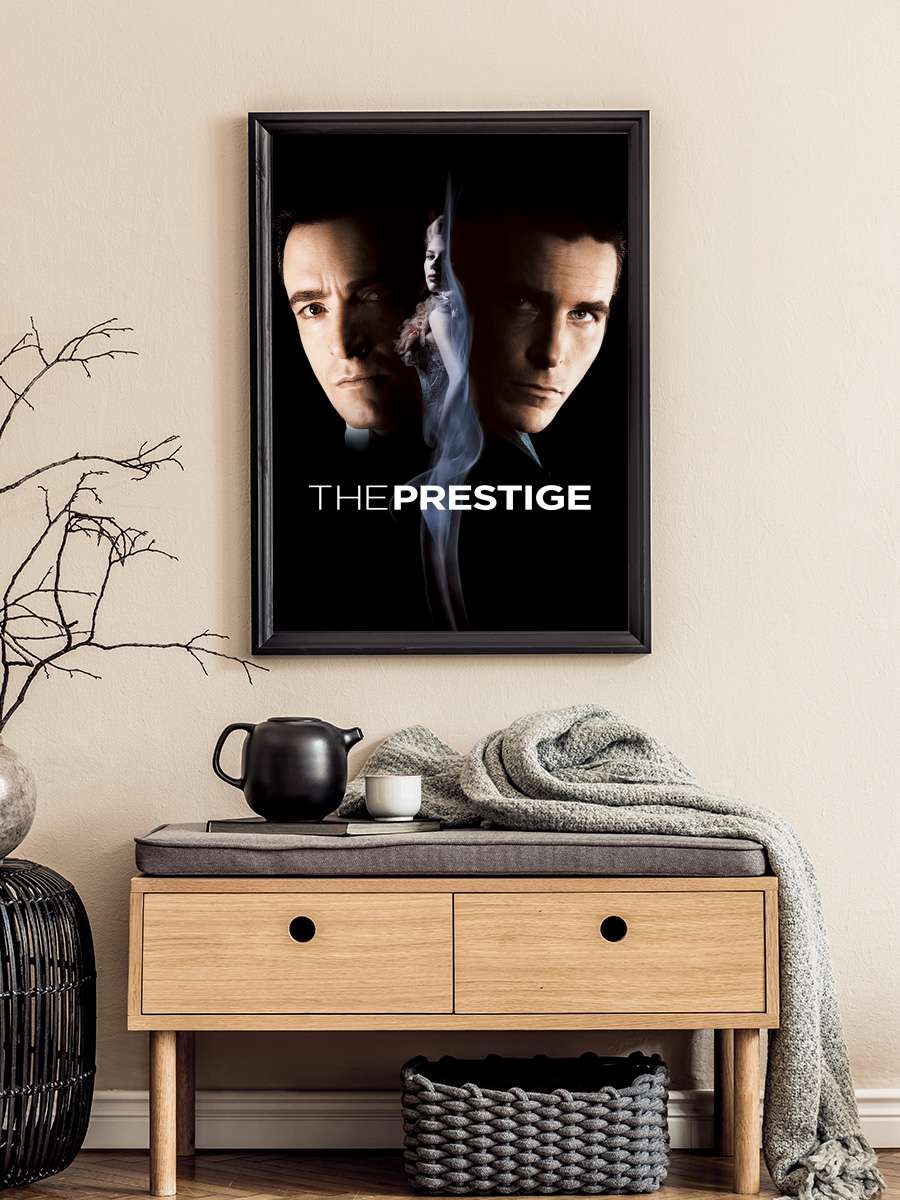 Prestij - The Prestige Film Tablo Siyah Çerçeveli Film Poster Afiş Tablo