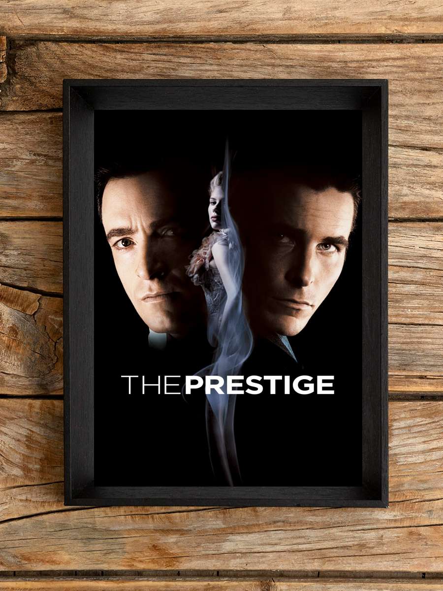 Prestij - The Prestige Film Tablo Siyah Çerçeveli Film Poster Afiş Tablo