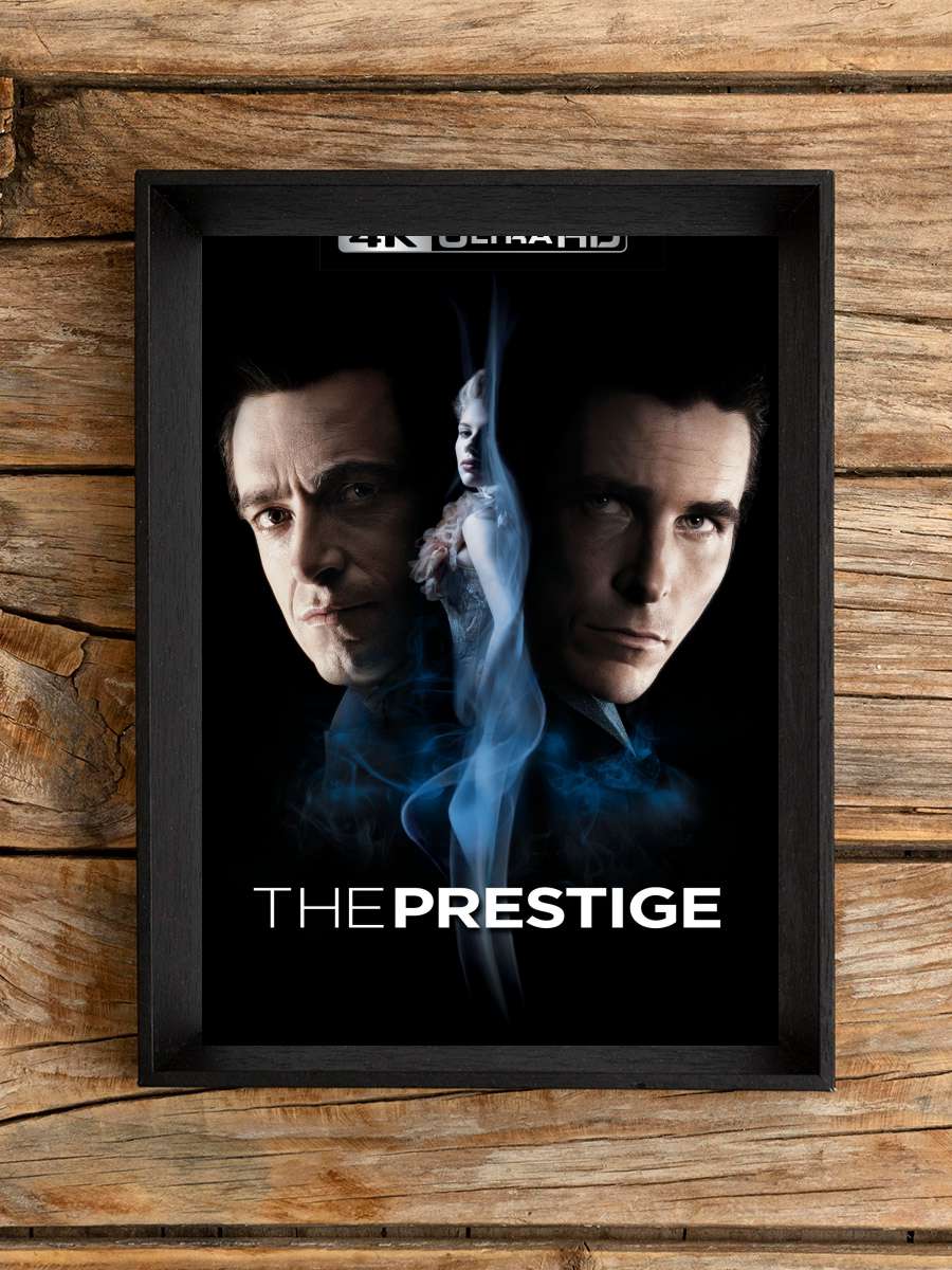 Prestij - The Prestige Film Tablo Siyah Çerçeveli Film Poster Afiş Tablo