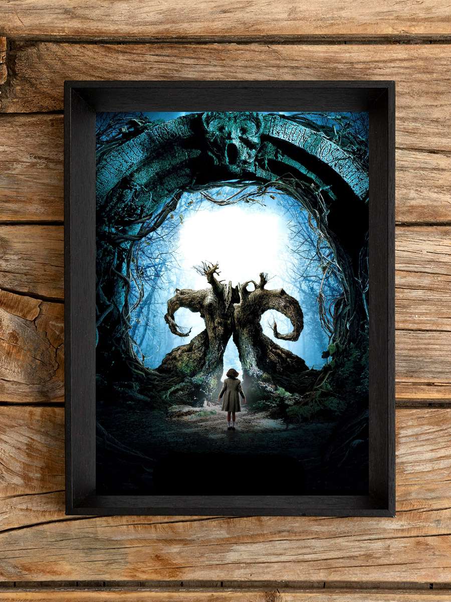 Pan'ın Labirenti - El laberinto del fauno Film Tablo Siyah Çerçeveli Film Poster Afiş Tablo