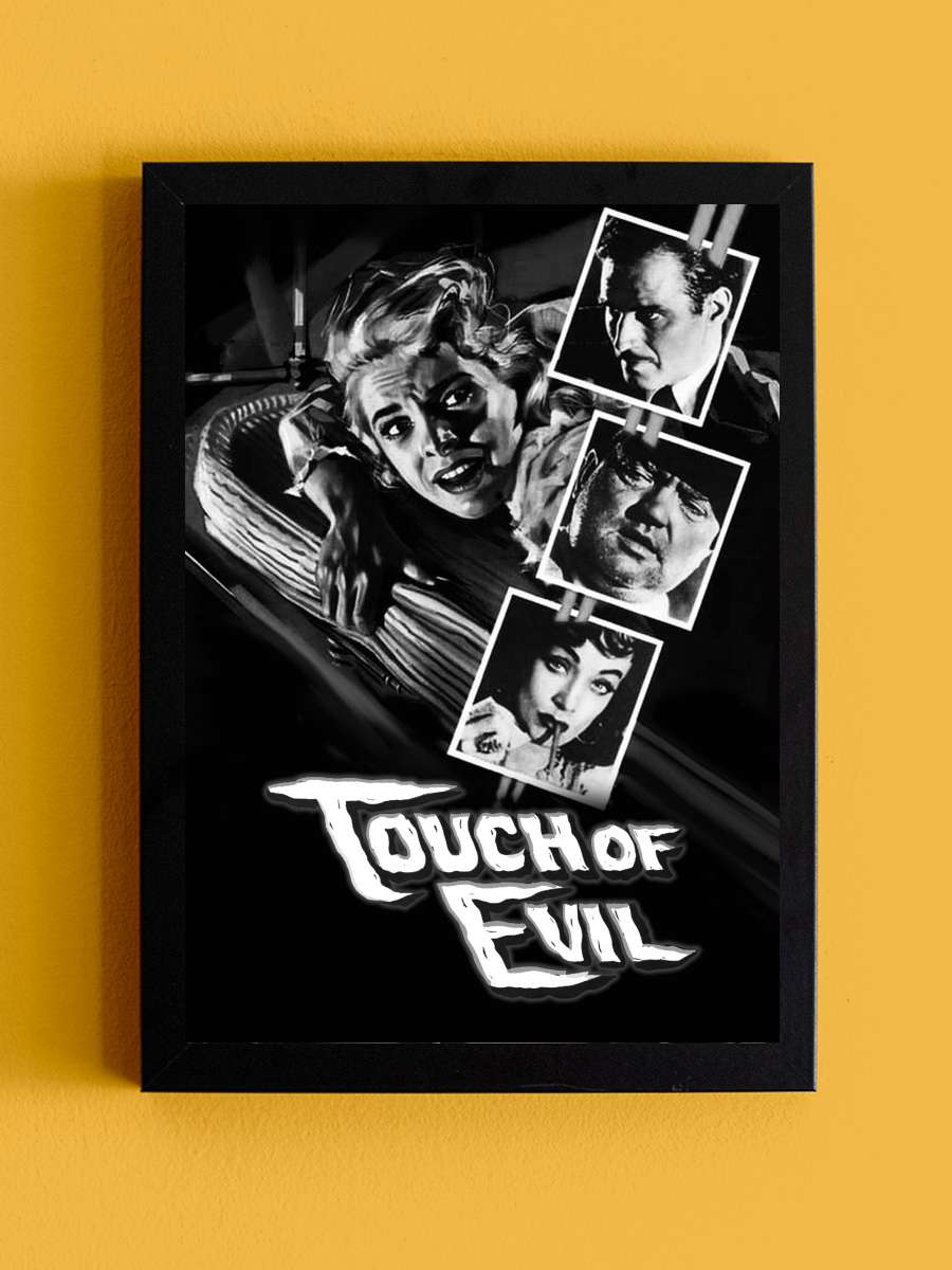 Bitmeyen Balayı - Touch of Evil Film Tablo Siyah Çerçeveli Film Poster Afiş Tablo