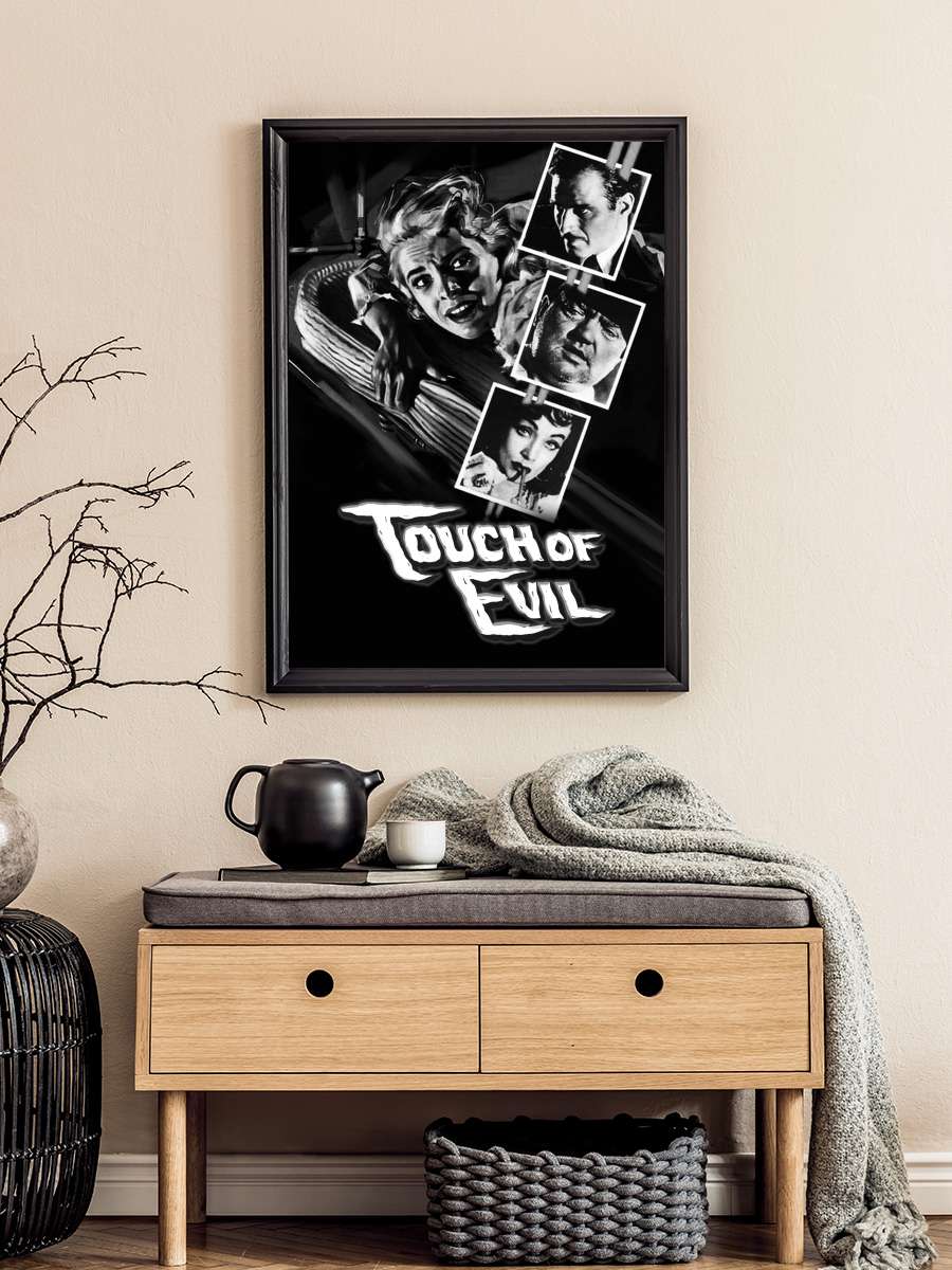 Bitmeyen Balayı - Touch of Evil Film Tablo Siyah Çerçeveli Film Poster Afiş Tablo