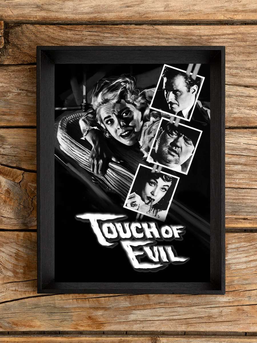 Bitmeyen Balayı - Touch of Evil Film Tablo Siyah Çerçeveli Film Poster Afiş Tablo