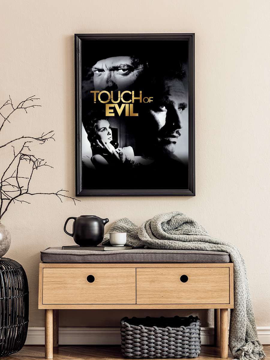 Bitmeyen Balayı - Touch of Evil Film Tablo Siyah Çerçeveli Film Poster Afiş Tablo