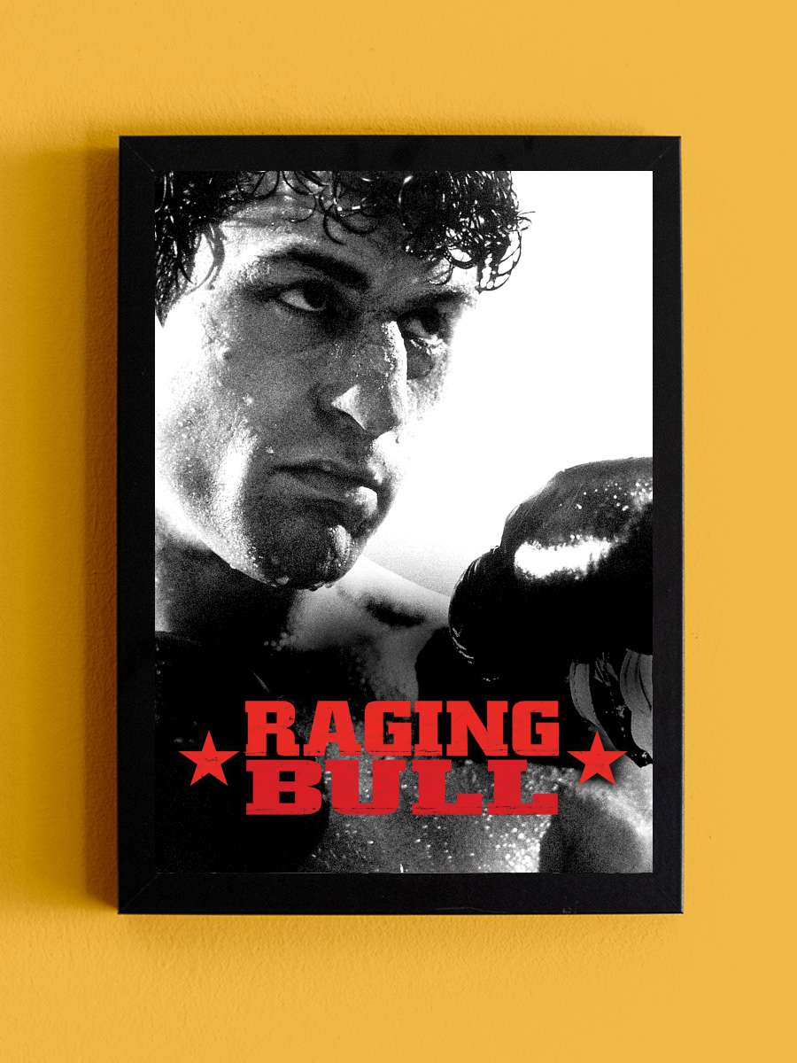 Kızgın Boğa - Raging Bull Film Tablo Siyah Çerçeveli Film Poster Afiş Tablo