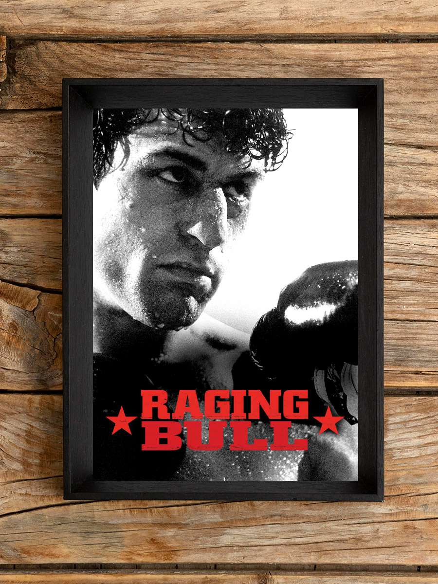 Kızgın Boğa - Raging Bull Film Tablo Siyah Çerçeveli Film Poster Afiş Tablo