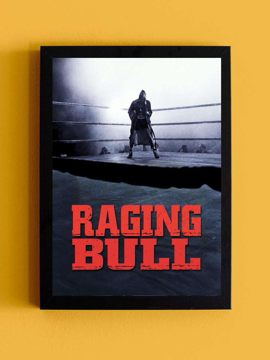 Kızgın Boğa - Raging Bull Film Tablo Siyah Çerçeveli Film Poster Afiş Tablo