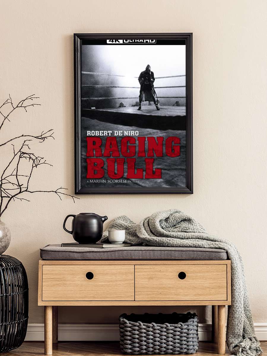 Kızgın Boğa - Raging Bull Film Tablo Siyah Çerçeveli Film Poster Afiş Tablo