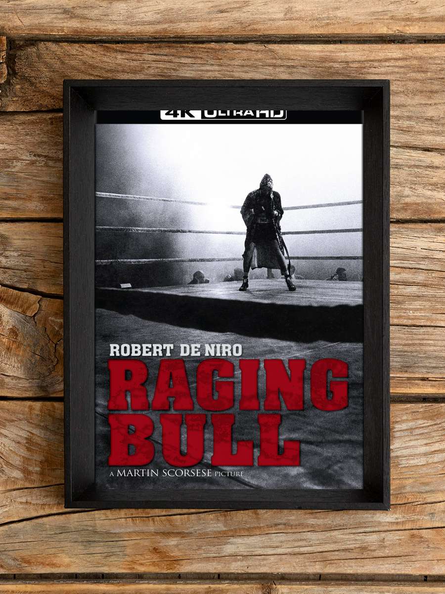 Kızgın Boğa - Raging Bull Film Tablo Siyah Çerçeveli Film Poster Afiş Tablo