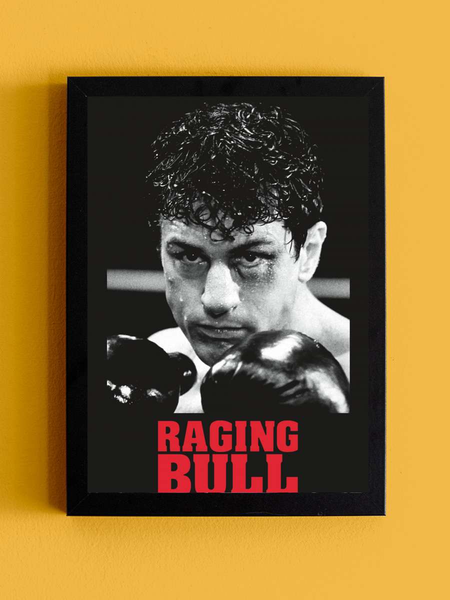 Kızgın Boğa - Raging Bull Film Tablo Siyah Çerçeveli Film Poster Afiş Tablo