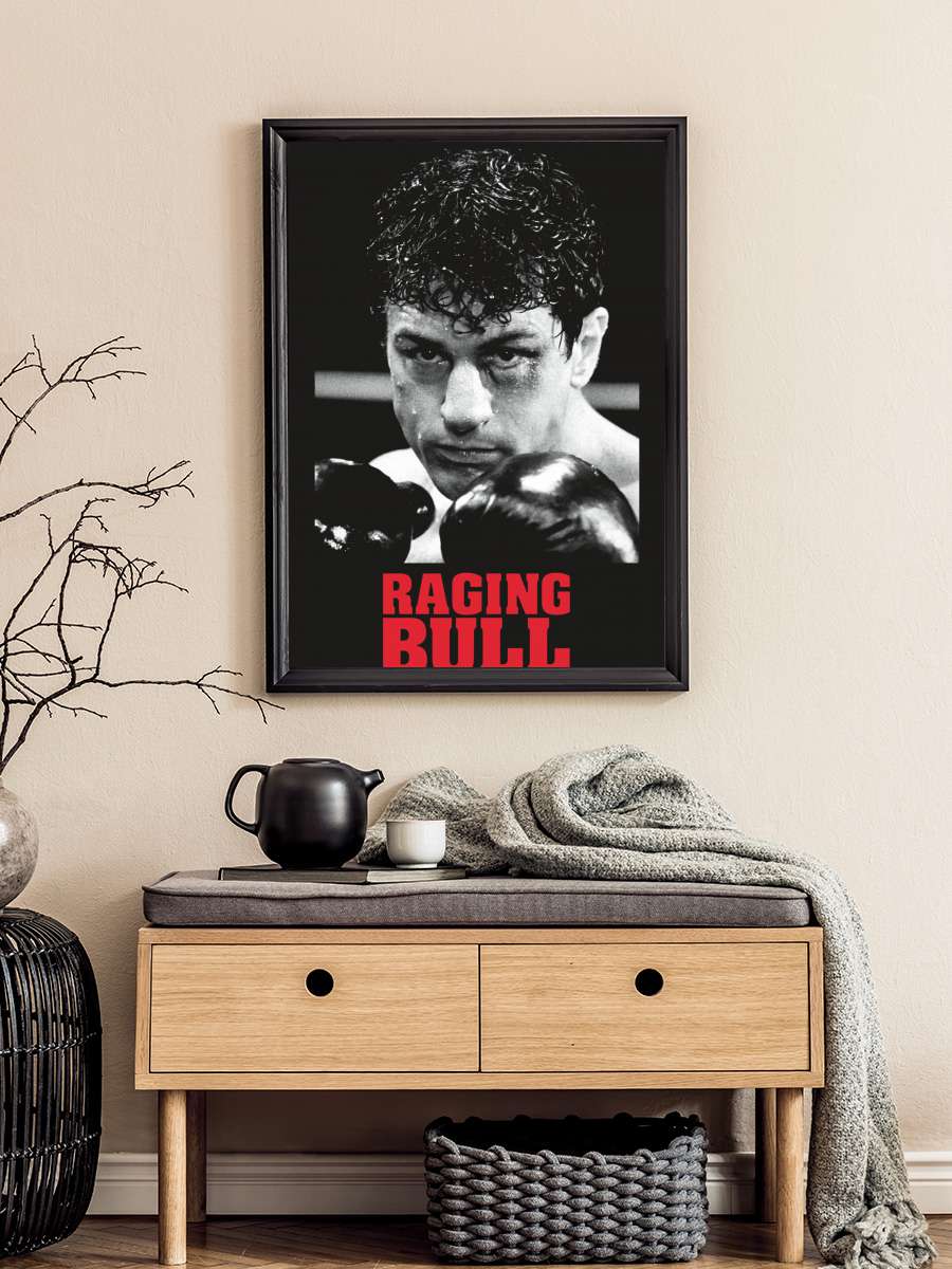 Kızgın Boğa - Raging Bull Film Tablo Siyah Çerçeveli Film Poster Afiş Tablo