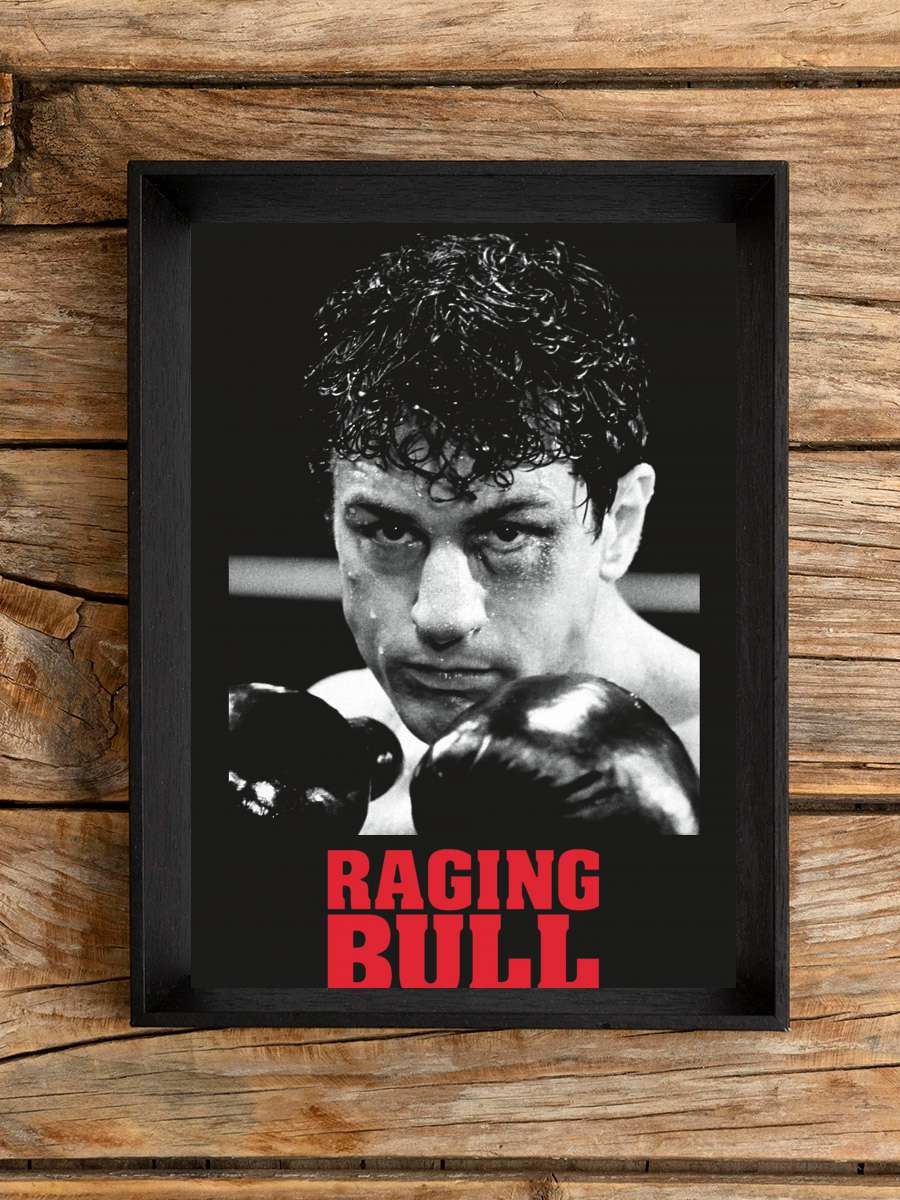 Kızgın Boğa - Raging Bull Film Tablo Siyah Çerçeveli Film Poster Afiş Tablo