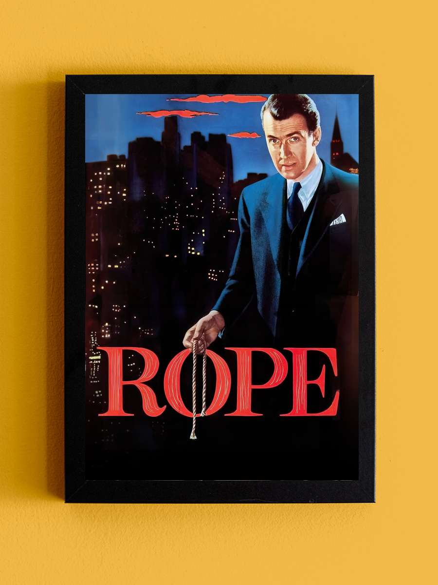 Ölüm Kararı - Rope Film Tablo Siyah Çerçeveli Film Poster Afiş Tablo