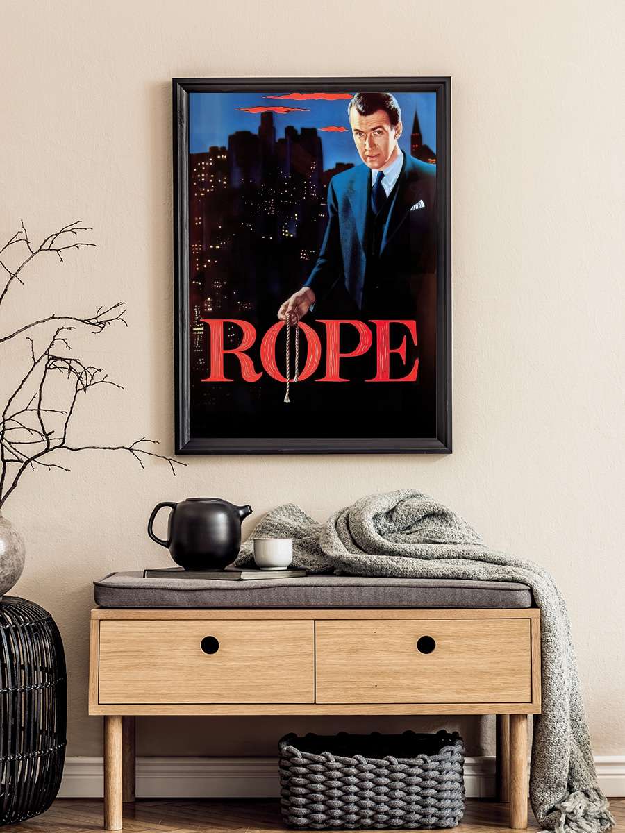 Ölüm Kararı - Rope Film Tablo Siyah Çerçeveli Film Poster Afiş Tablo