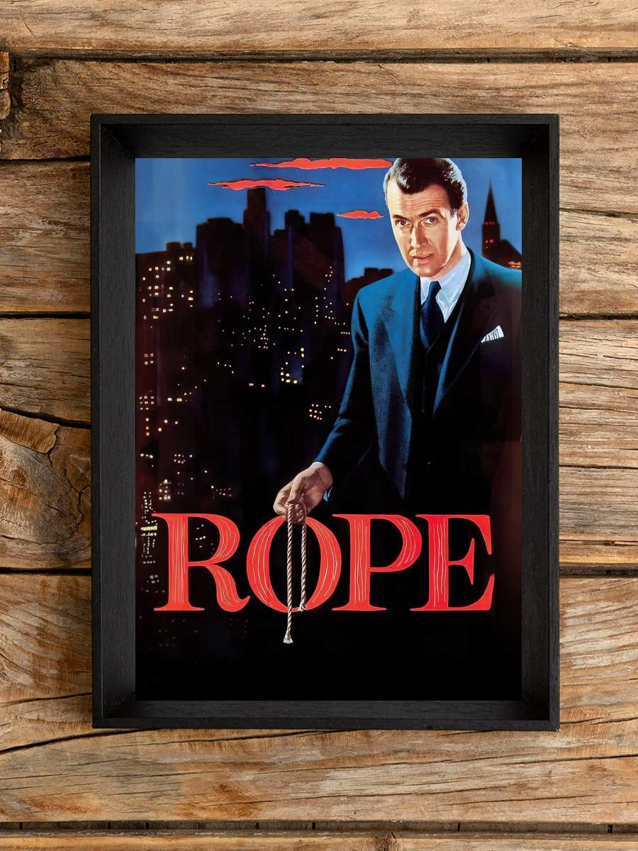 Ölüm Kararı - Rope Film Tablo Siyah Çerçeveli Film Poster Afiş Tablo