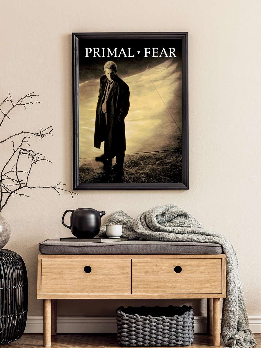 İlk Korku - Primal Fear Film Tablo Siyah Çerçeveli Film Poster Afiş Tablo