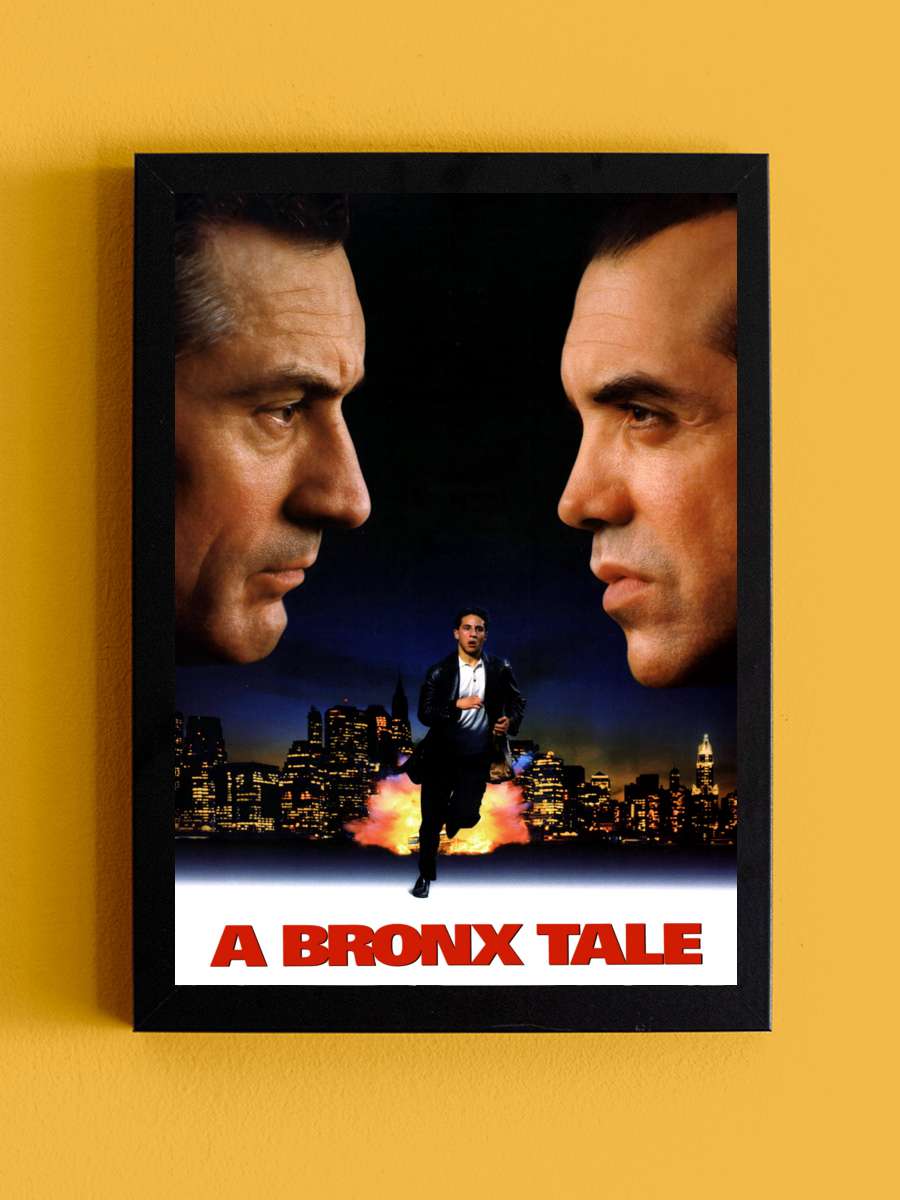 Günaha Davet - A Bronx Tale Film Tablo Siyah Çerçeveli Film Poster Afiş Tablo