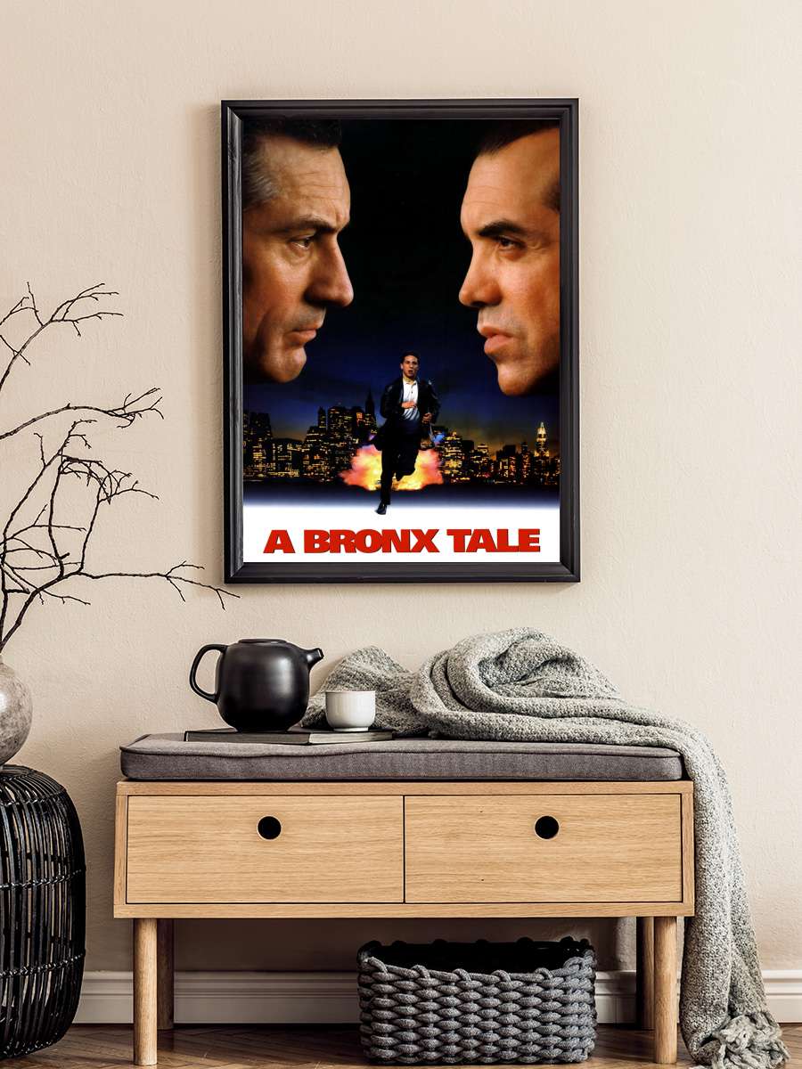 Günaha Davet - A Bronx Tale Film Tablo Siyah Çerçeveli Film Poster Afiş Tablo