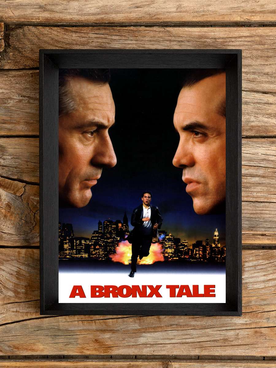 Günaha Davet - A Bronx Tale Film Tablo Siyah Çerçeveli Film Poster Afiş Tablo