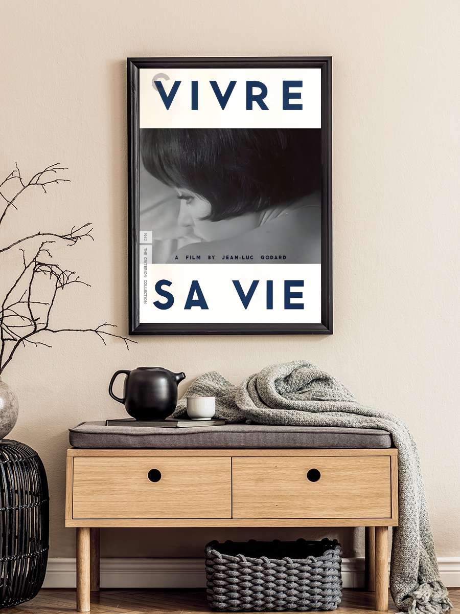 Hayatını Yaşamak - Vivre sa vie: film en douze tableaux Film Tablo Siyah Çerçeveli Film Poster Afiş Tablo