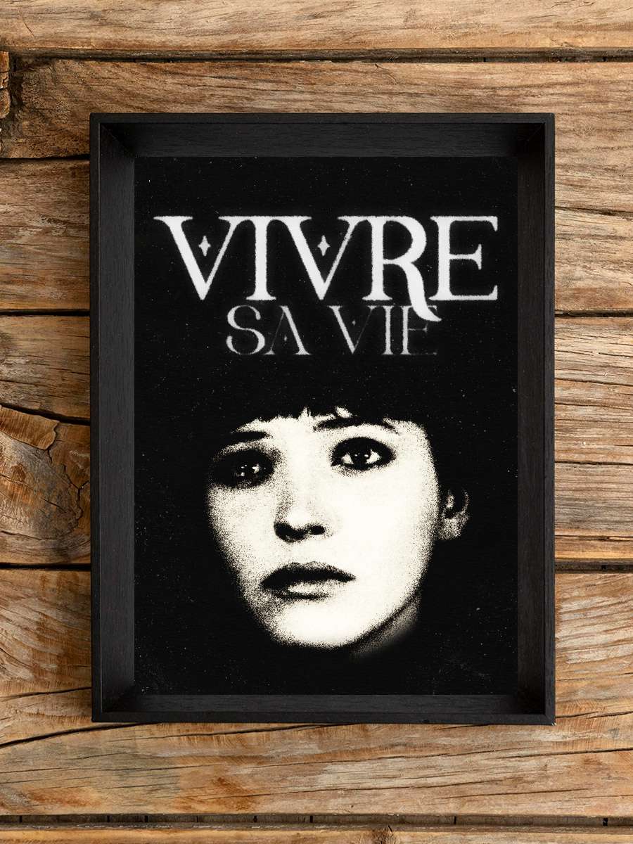 Hayatını Yaşamak - Vivre sa vie: film en douze tableaux Film Tablo Siyah Çerçeveli Film Poster Afiş Tablo