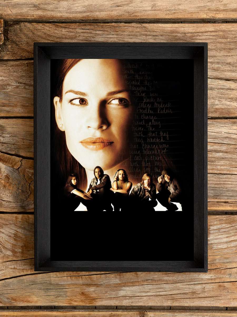 Özgürlük Yazarları - Freedom Writers Film Tablo Siyah Çerçeveli Film Poster Afiş Tablo