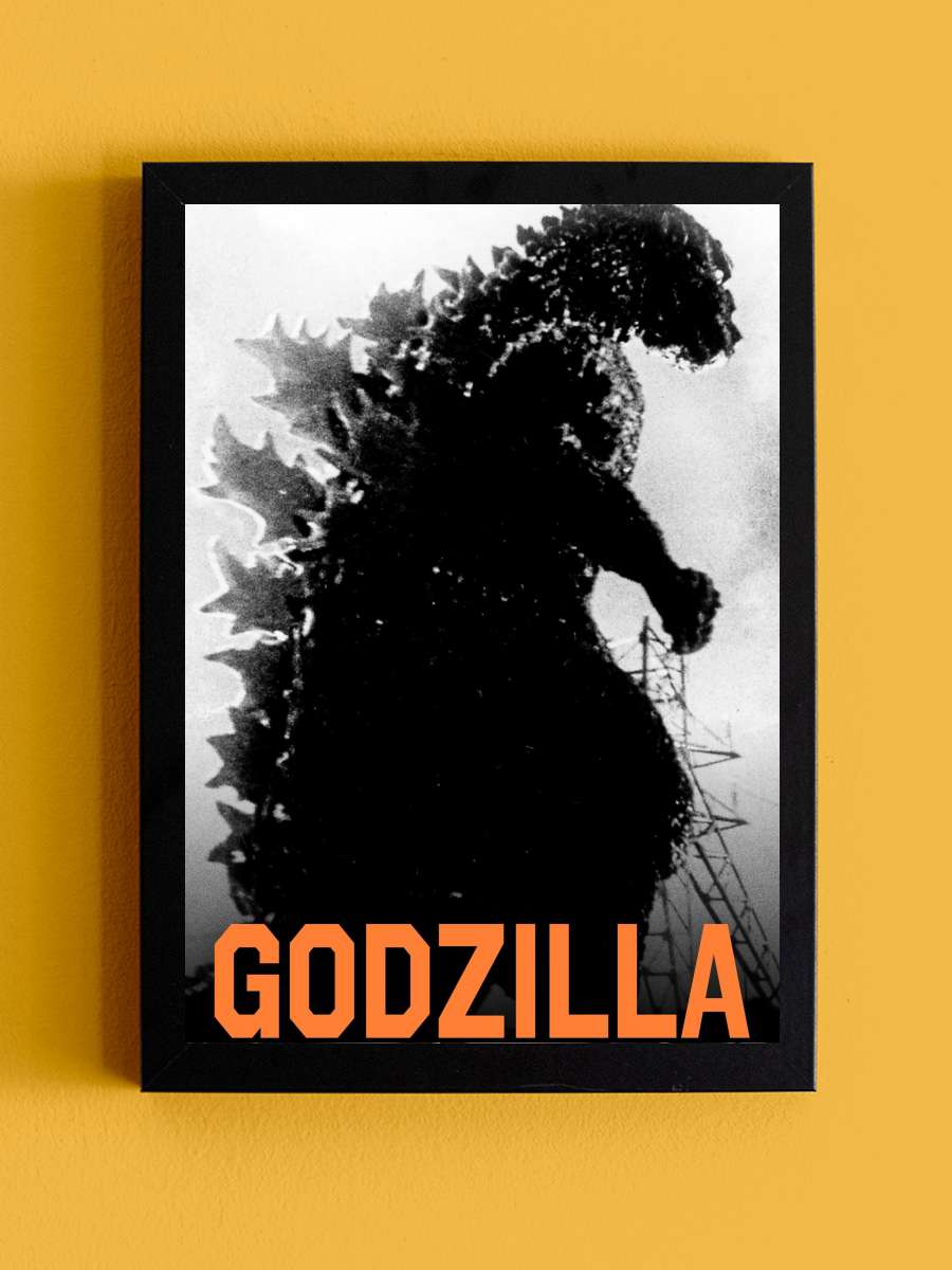 Godzilla - ゴジラ Film Tablo Siyah Çerçeveli Film Poster Afiş Tablo