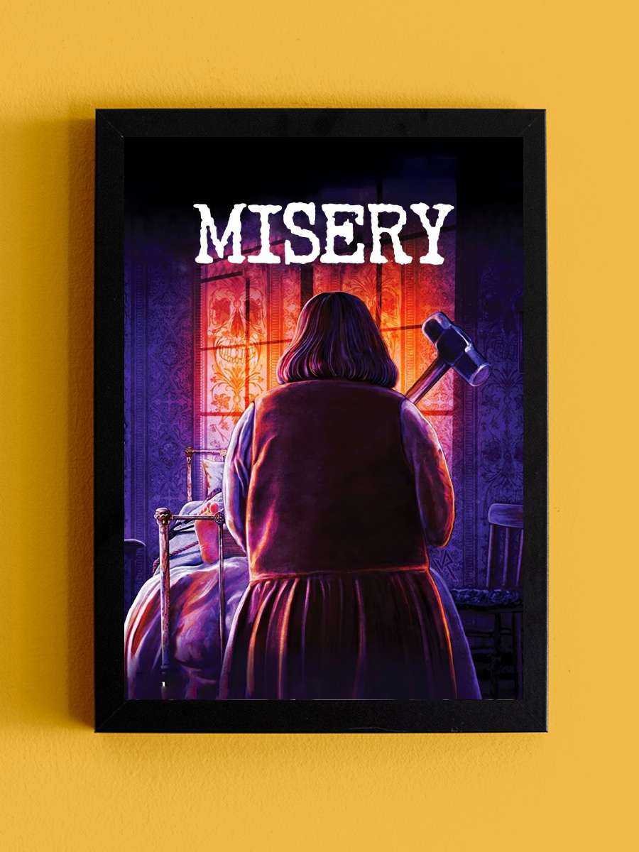 Ölüm Kitabı - Misery Film Tablo Siyah Çerçeveli Film Poster Afiş Tablo