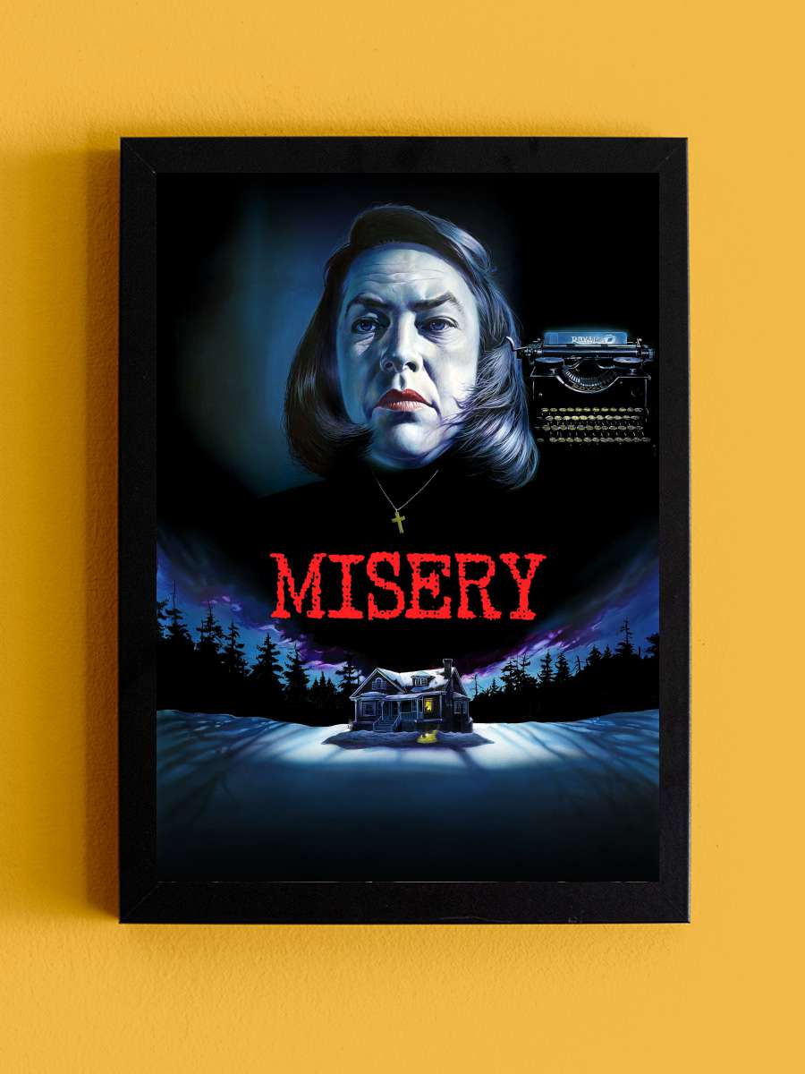 Ölüm Kitabı - Misery Film Tablo Siyah Çerçeveli Film Poster Afiş Tablo