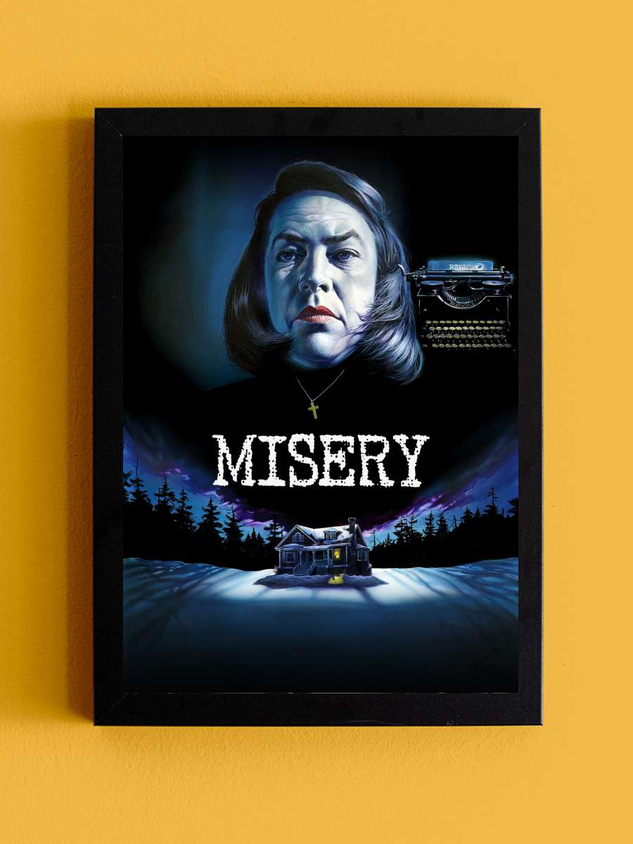 Ölüm Kitabı - Misery Film Tablo Siyah Çerçeveli Film Poster Afiş Tablo