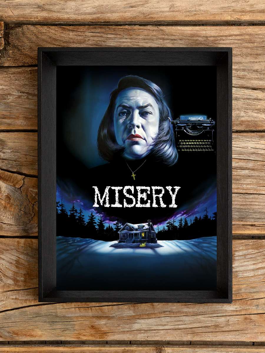 Ölüm Kitabı - Misery Film Tablo Siyah Çerçeveli Film Poster Afiş Tablo