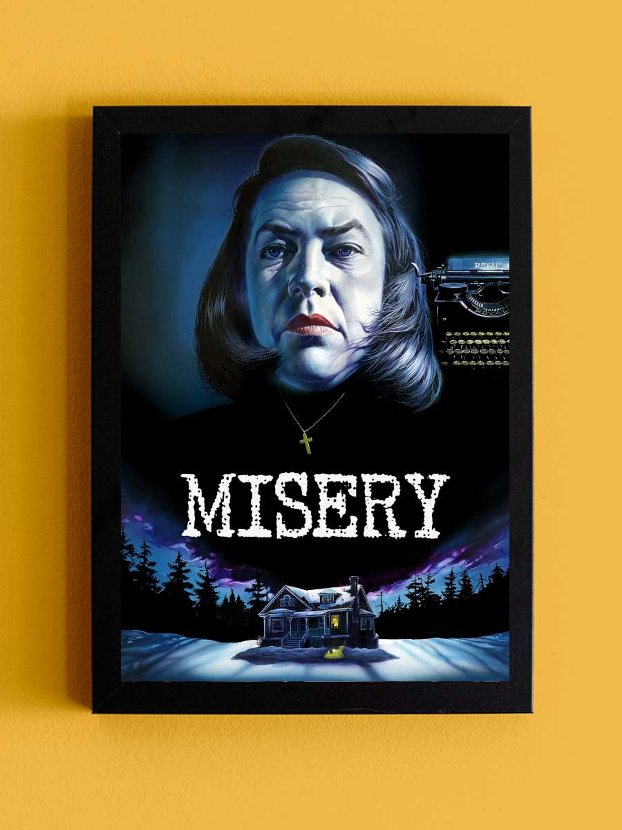 Ölüm Kitabı - Misery Film Tablo Siyah Çerçeveli Film Poster Afiş Tablo