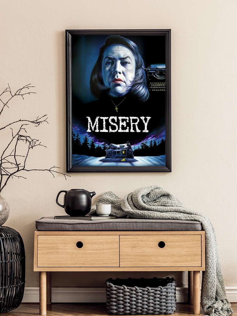 Ölüm Kitabı - Misery Film Tablo Siyah Çerçeveli Film Poster Afiş Tablo