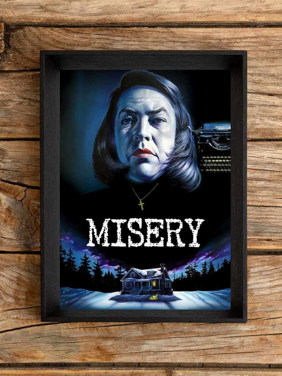 Ölüm Kitabı - Misery Film Tablo Siyah Çerçeveli Film Poster Afiş Tablo