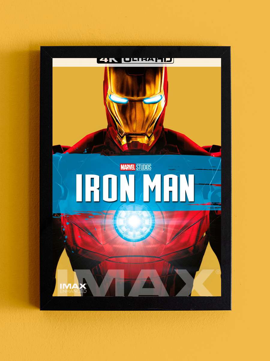 Iron Man Film Tablo Siyah Çerçeveli Film Poster Afiş Tablo