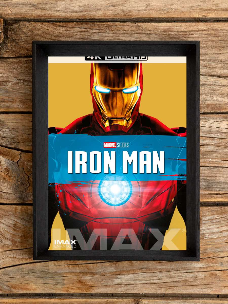 Iron Man Film Tablo Siyah Çerçeveli Film Poster Afiş Tablo