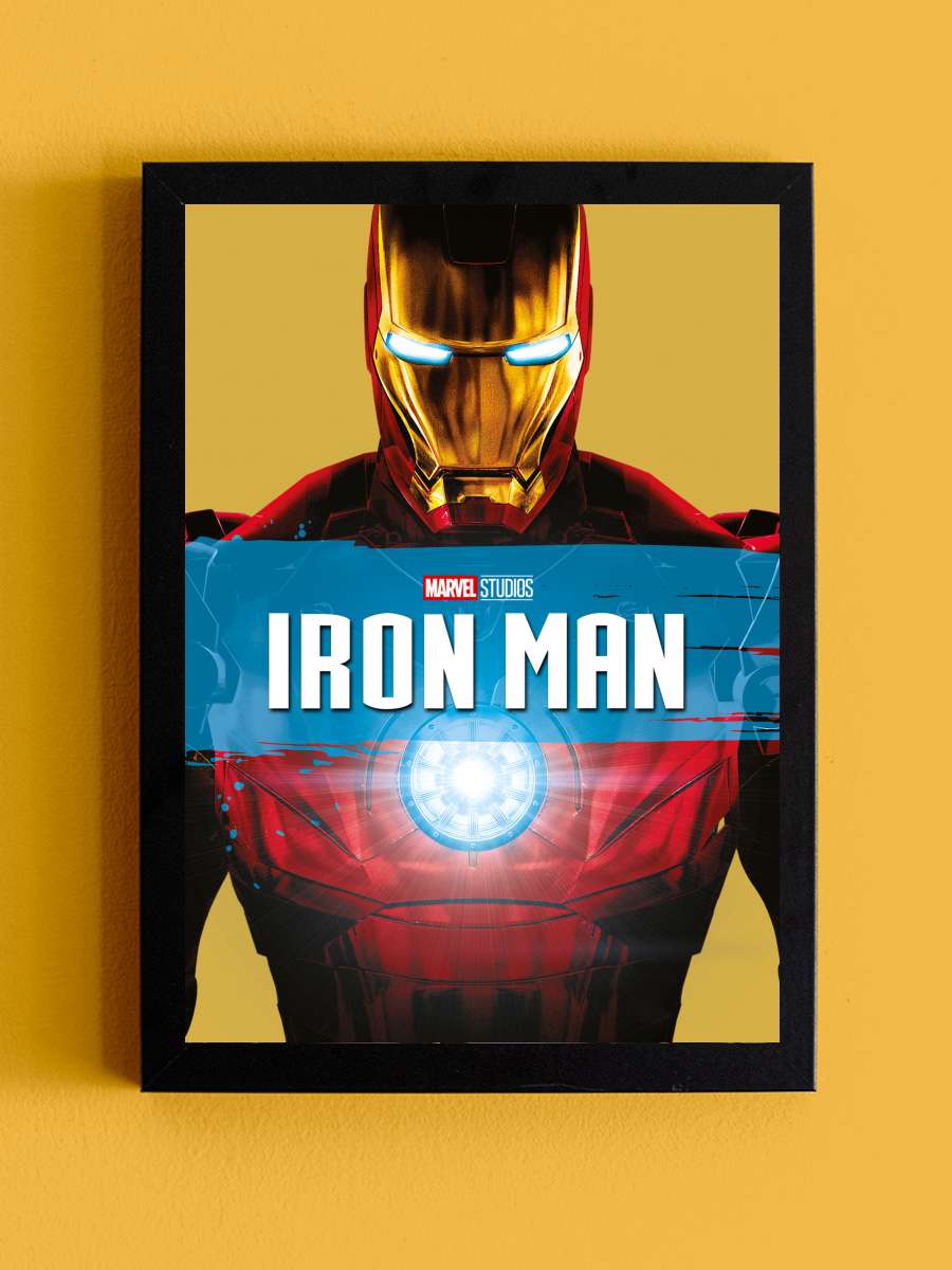 Iron Man Film Tablo Siyah Çerçeveli Film Poster Afiş Tablo