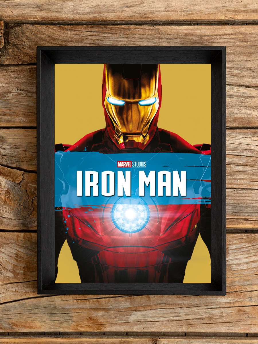 Iron Man Film Tablo Siyah Çerçeveli Film Poster Afiş Tablo